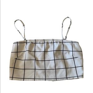 Plaid Cropped Tank
